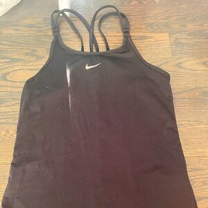 Black Nike workout tank top